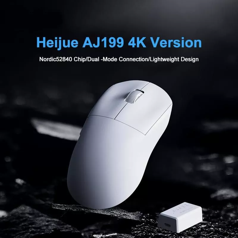 wireless 2.4ghz 26000dpi gaming mouse with 6 buttons & 4k usb receiver